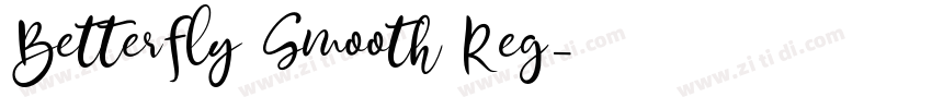 BetterFly Smooth Reg字体转换